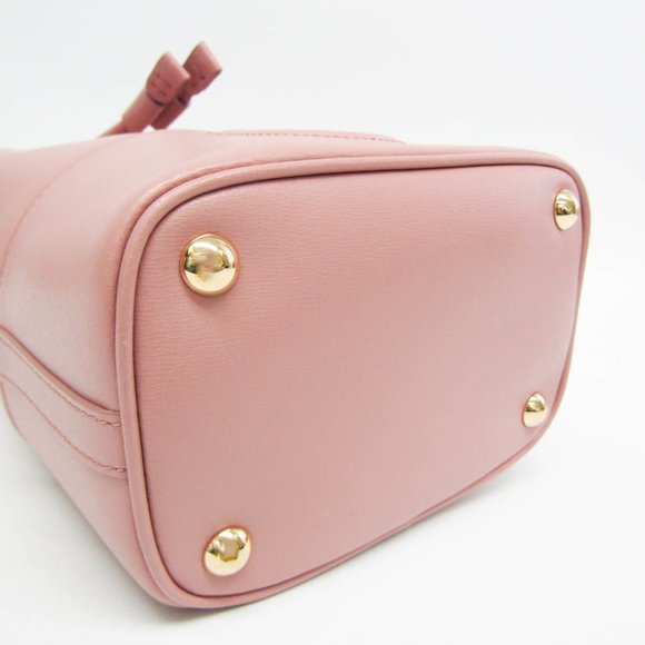 SALVATORE FERRAGAMO Gancini DH-21 H484 Women's Leather Shoulder Bag Light Pink - Picture 4 of 7